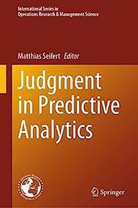 Judgment in Predictive Analytics