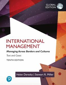 International Management Managing Across Borders and Cultures,Text and Cases, Global Edition, 10th Edition