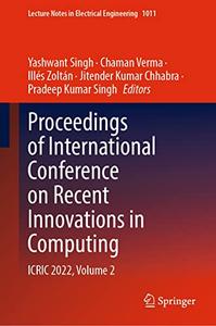 Proceedings of International Conference on Recent Innovations in Computing ICRIC 2022, Volume 2