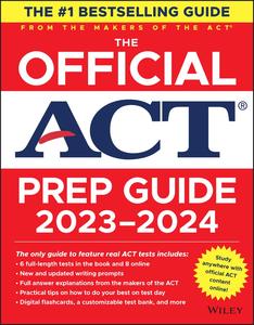 The Official ACT Prep Guide 2023-2024, (Book + Online Course)