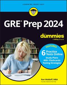 GRE Prep 2024 For Dummies with Online Practice, 12th Edition