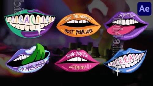 Videohive - Lips and Titles for After Effects - 46330069
