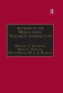 Authors of the Middle Ages. Volume I, Numbers 1-4 English Writers of the Late Middle Ages