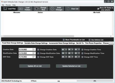 IRedSoft Batch MMedia Date Changer 2.11.0