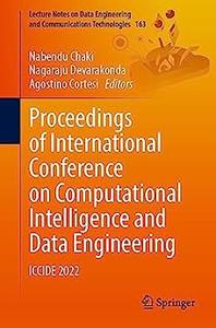 Proceedings of International Conference on Computational Intelligence and Data Engineering