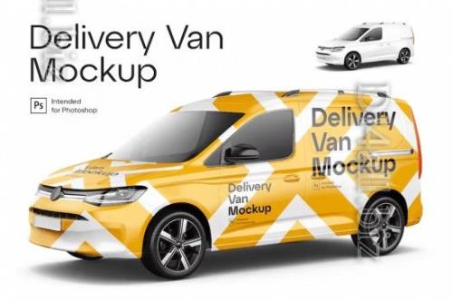 Delivery Van Mockup BGJHNUX