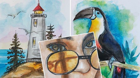 Colorful Watercolor Course Discover The Magic