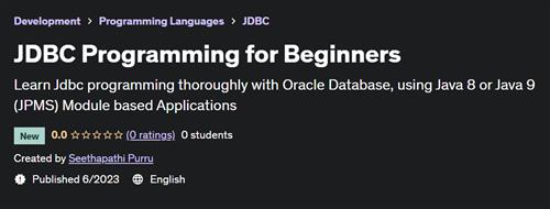 JDBC Programming for Beginners |  Download Free