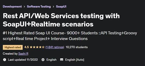 Rest API Web Services testing with SoapUI+Realtime scenarios |  Download Free
