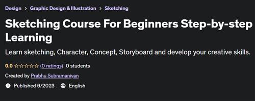 Sketching Course For Beginners Step-by-step Learning