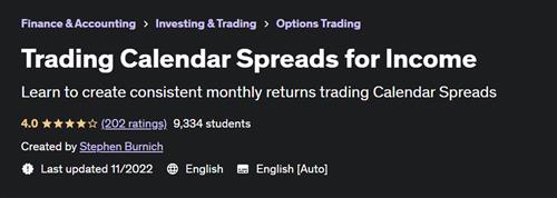 Trading Calendar Spreads for Income