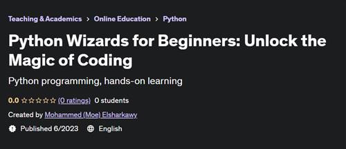Python Wizards for Beginners Unlock the Magic of Coding |  Download Free