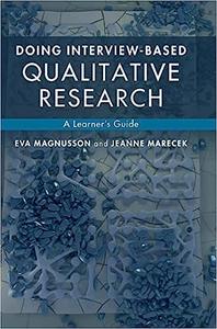 Doing Interview-based Qualitative Research A Learner’s Guide