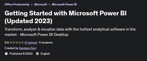 Getting Started with Microsoft Power BI (Updated 2023) |  Download Free