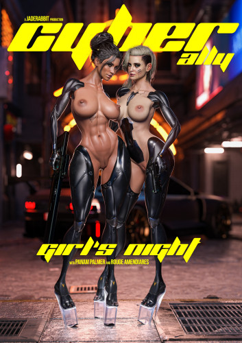 theJadeRabbit - Cyber Ally - Girls Night 3D Porn Comic