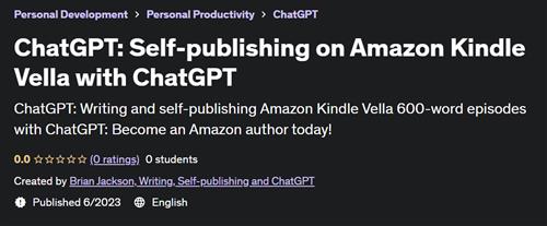 ChatGPT Self-publishing on Amazon Kindle Vella with ChatGPT