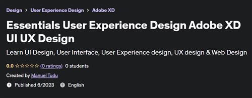 Essentials User Experience Design Adobe XD UI/UX Design |  Download Free