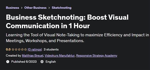 Business Sketchnoting Boost Visual Communication in 1 Hour