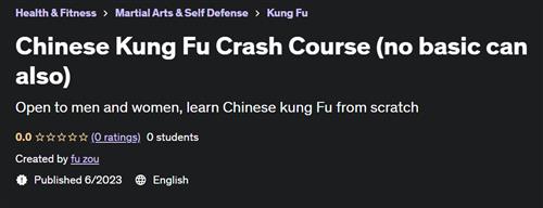 Chinese Kung Fu Crash Course (no basic can also) |  Download Free