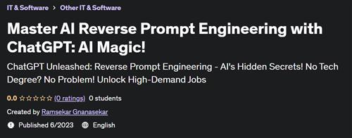 Master AI Reverse Prompt Engineering with ChatGPT AI Magic! |  Download Free
