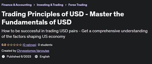 Trading Principles of USD –  Master the Fundamentals of USD |  Download Free