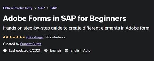 Adobe Forms in SAP for Beginners