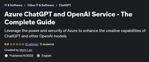 Azure ChatGPT and OpenAI Service –  The Complete Guide |  Download Free
