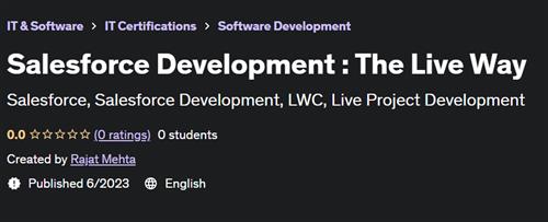 Salesforce Development  The Live Way |  Download Free