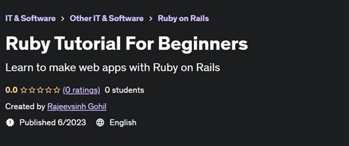 Ruby Tutorial For Beginners