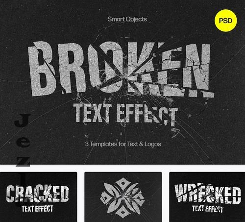 Broken Text Effect - 21330146