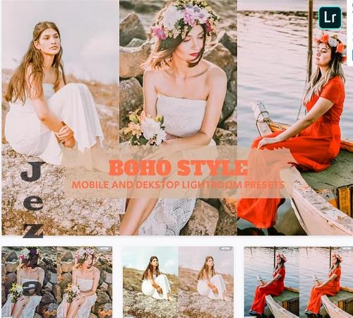 Boho Style Lightroom Presets Dekstop and Mobile - LZ3CZE2