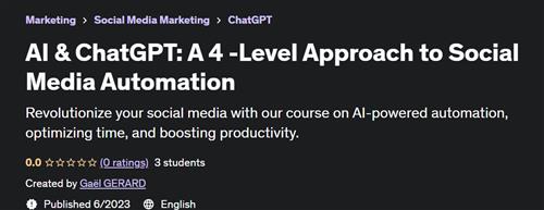 AI & ChatGPT –  A 4 – Level Approach to Social Media Automation |  Download Free