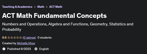 ACT Math Fundamental Concepts |  Download Free