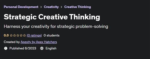 Strategic Creative Thinking
