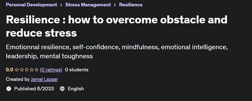 Resilience  how to overcome obstacle and reduce stress