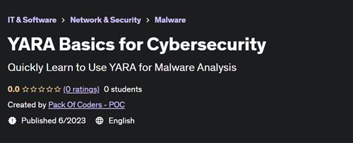 YARA Basics for Cybersecurity