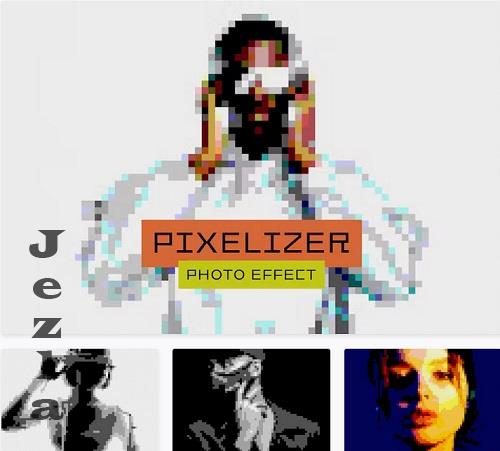 Pixelizer Photo Effect - 25410208