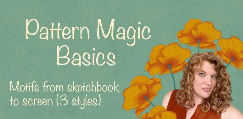 Pattern Magic Basics Motifs from Sketchbook to Screen (3 Styles) |  Download Free