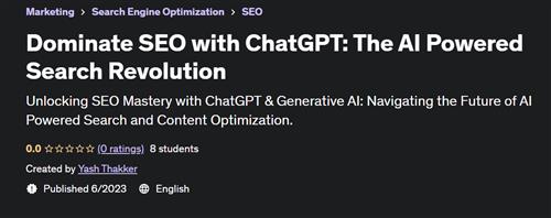 Dominate SEO with ChatGPT The AI Powered Search Revolution