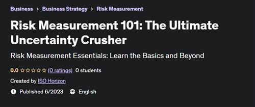 Risk Measurement 101 The Ultimate Uncertainty Crusher