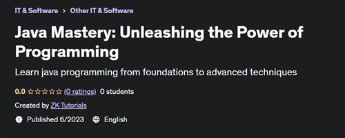 Java Mastery Unleashing the Power of Programming |  Download Free