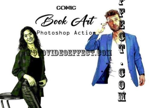 Comic Book Art Photoshop Action - 25424526