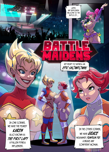 Crisisbeat - Battle Maidens: Grace Vs Karen Porn Comic