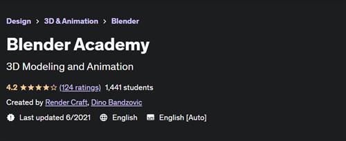 Udemy – Blender Academy