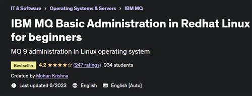 IBM MQ Basic Administration in Redhat Linux for beginners