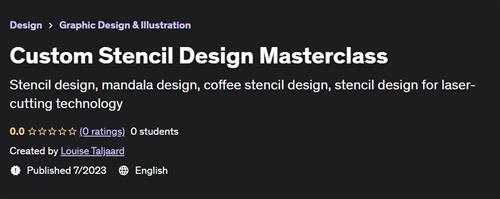 Custom Stencil Design Masterclass |  Download Free