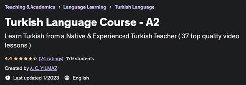 Turkish Language Course – A2