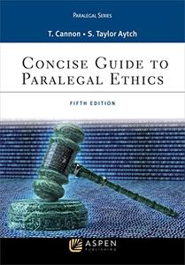 Concise Guide to Paralegal Ethics