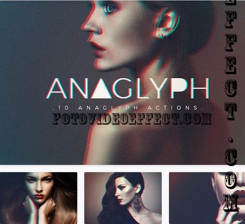 Anaglyph Photoshop Actions - 83X6R2