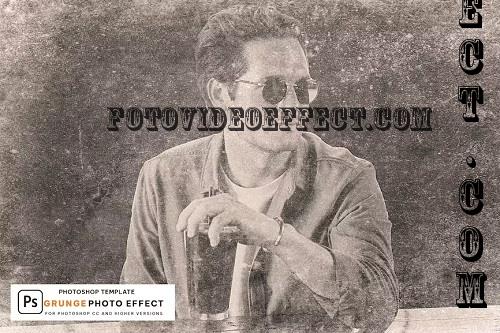 Grunge Wall Photo Effect - RJWHV4Q